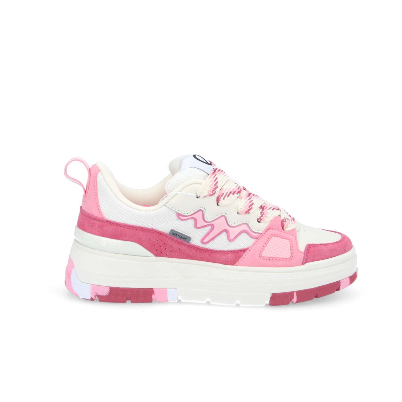 NOLLIE MILKSHAKE W - SUEDE/MESH/NAPP - PINK/OFF WHITE